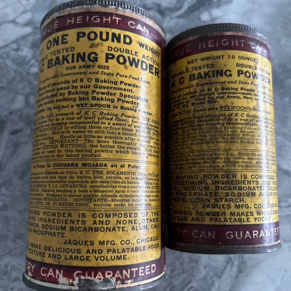 Vintage KC Baking Powder Bundle